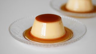 Japanese Caramel Custard Pudding // Purin