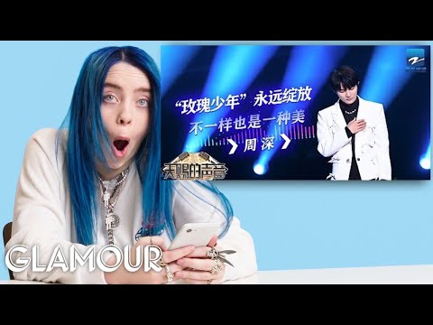 Billie Eilish Watches 周深 Zhou Shen & Gai周延《玫瑰少年》天赐的声音3 【reaction】