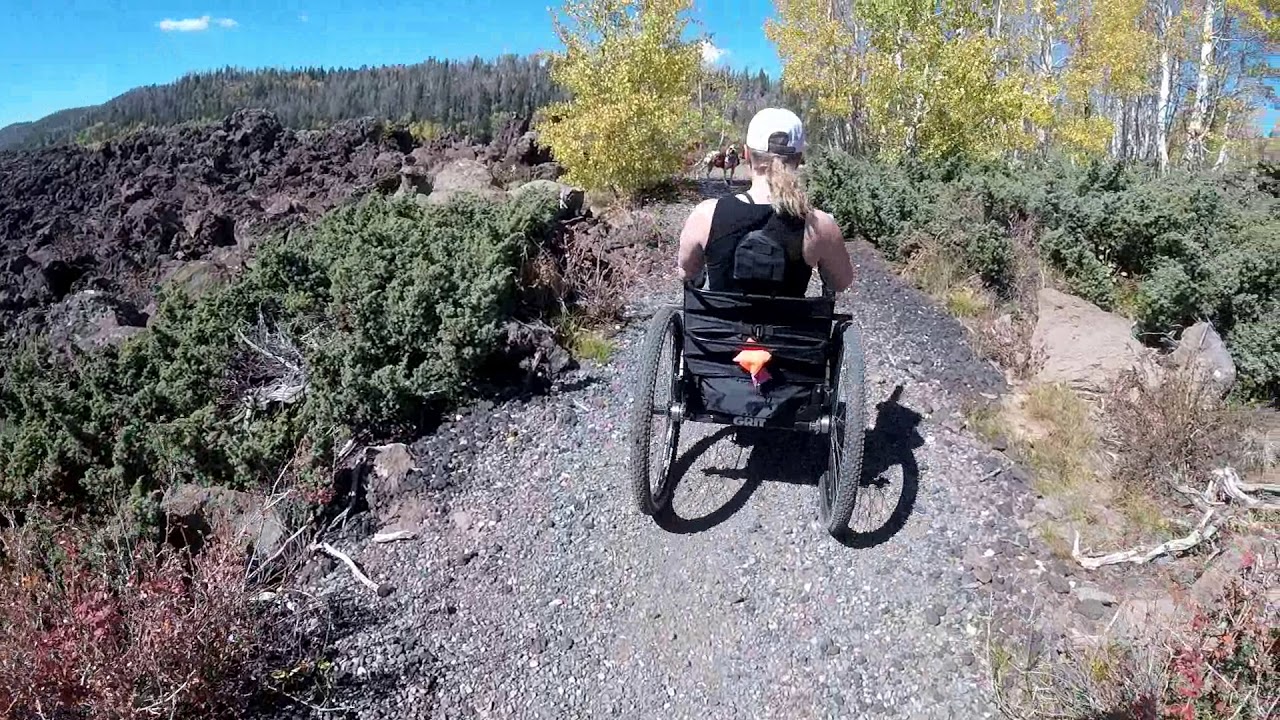 Wheelchair Hiking "Navajo Lake Trail" to "Dike Trail" in Dixie
