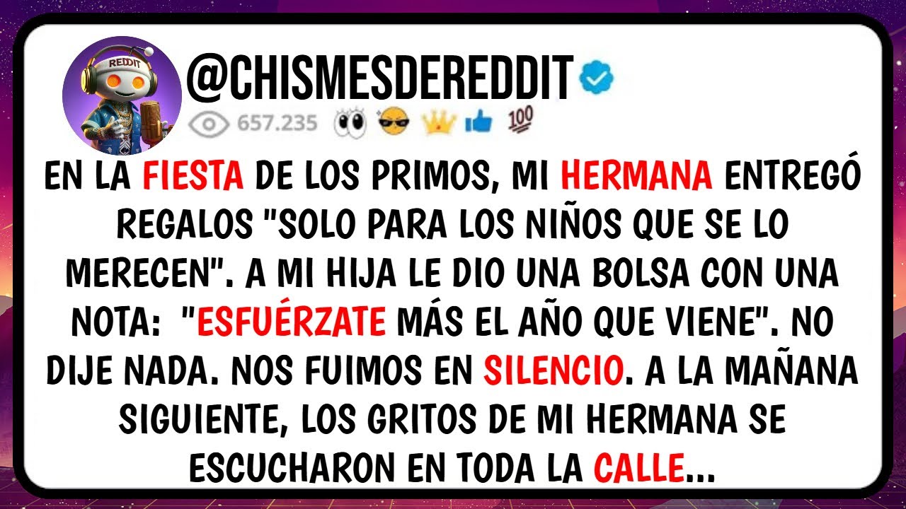 En la FIESTA de los Primos, Mi HERMANA Entregó Regalos 