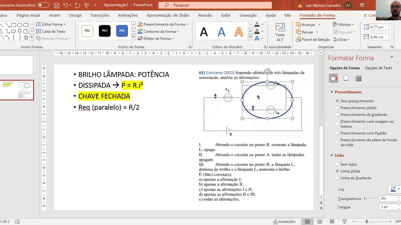 Aula AO VIVO - 3EM CAP