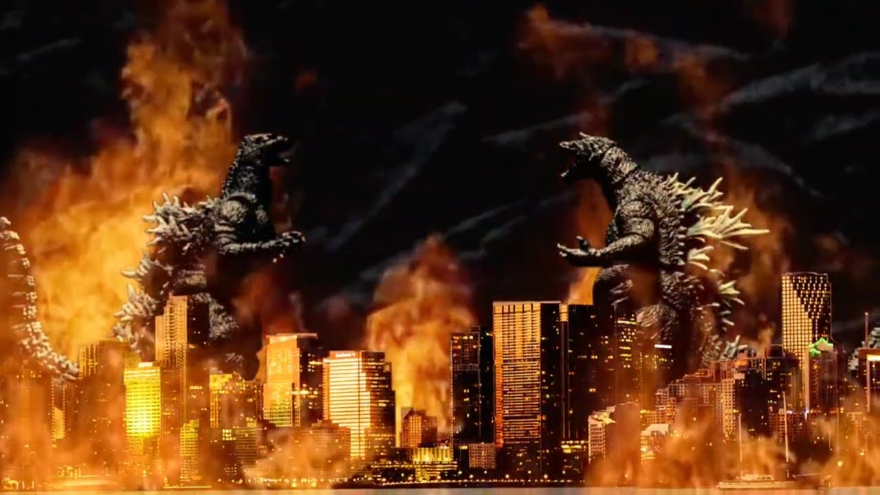 Godzilla vs Godzilla (Stop Motion Test)