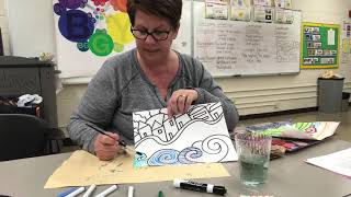 Zentangle Landscape