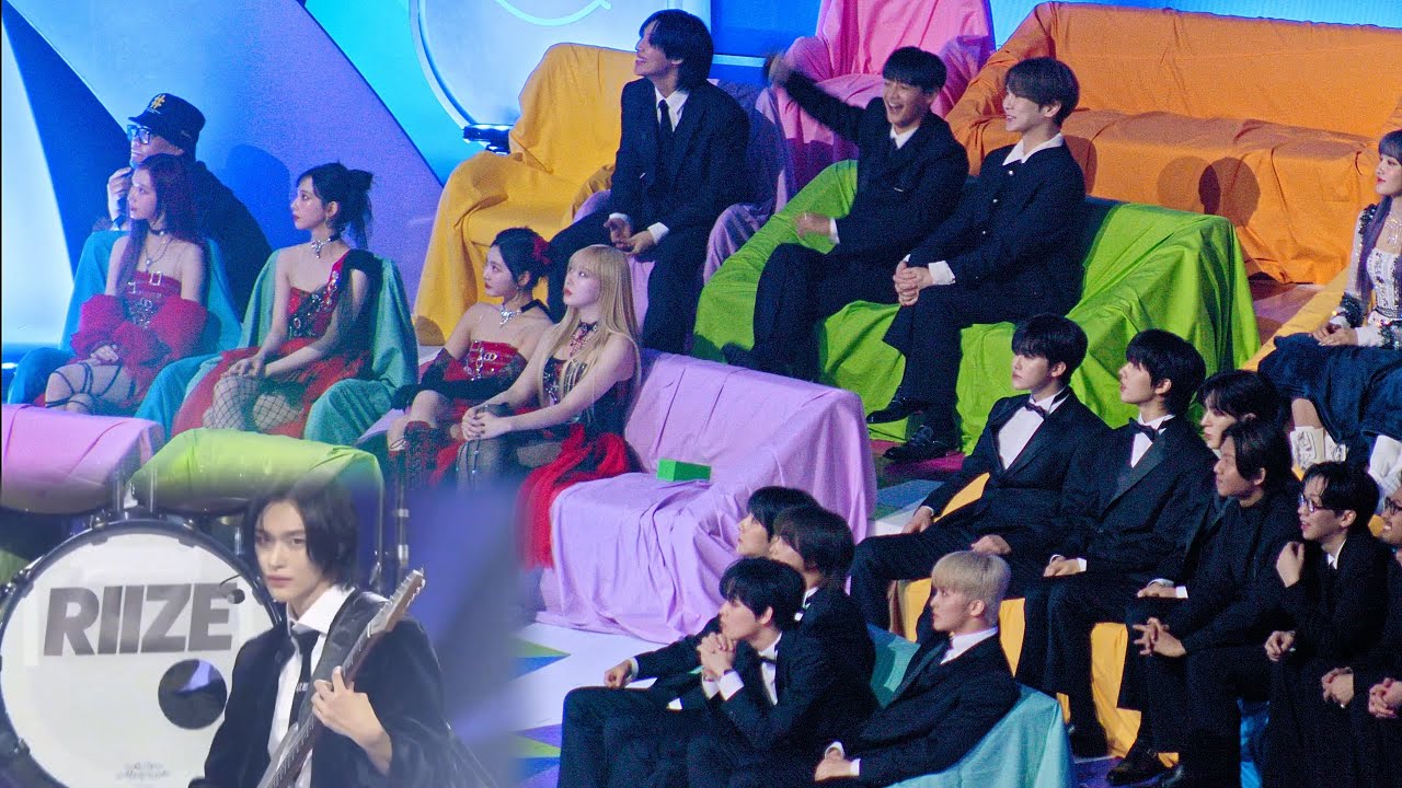 [RIIZE 라이즈 원빈 기타 솔로] 에스파, 샤이니, NCT DREAM  aespa  Reaction @231202 2023 mma 멜론뮤직어워드 직캠