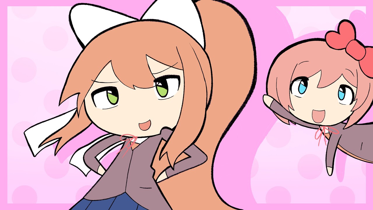 Low Cortisol Monika | DDLC - Animation - YouTube