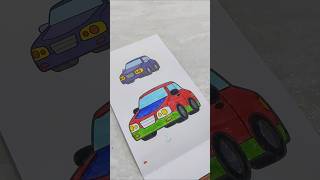 Wheels on the car goes super easy drawing coloring
