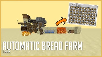 HOW TO BUILD A AUTOMATIC BREADFARM IN MINECRAFT CREATE 3000+ BREAD PER HOUR