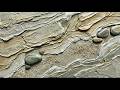 Textured Neutral Shore Still Art | 1 Hour 4K Ambient Visual Loop No Music OLED Safe