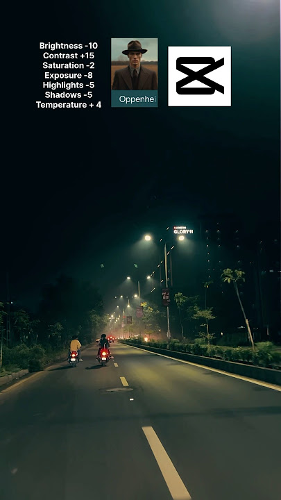 Best capcut filter for night videos #colorgrading #cinematic