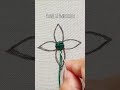 weave stitch embroidery #embroidery #flowerdesigns