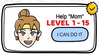 Brain Out Help "MOM" All Levels 1-5 Gameplay Walkthrough Solution #brainoutlevelsolution screenshot 3
