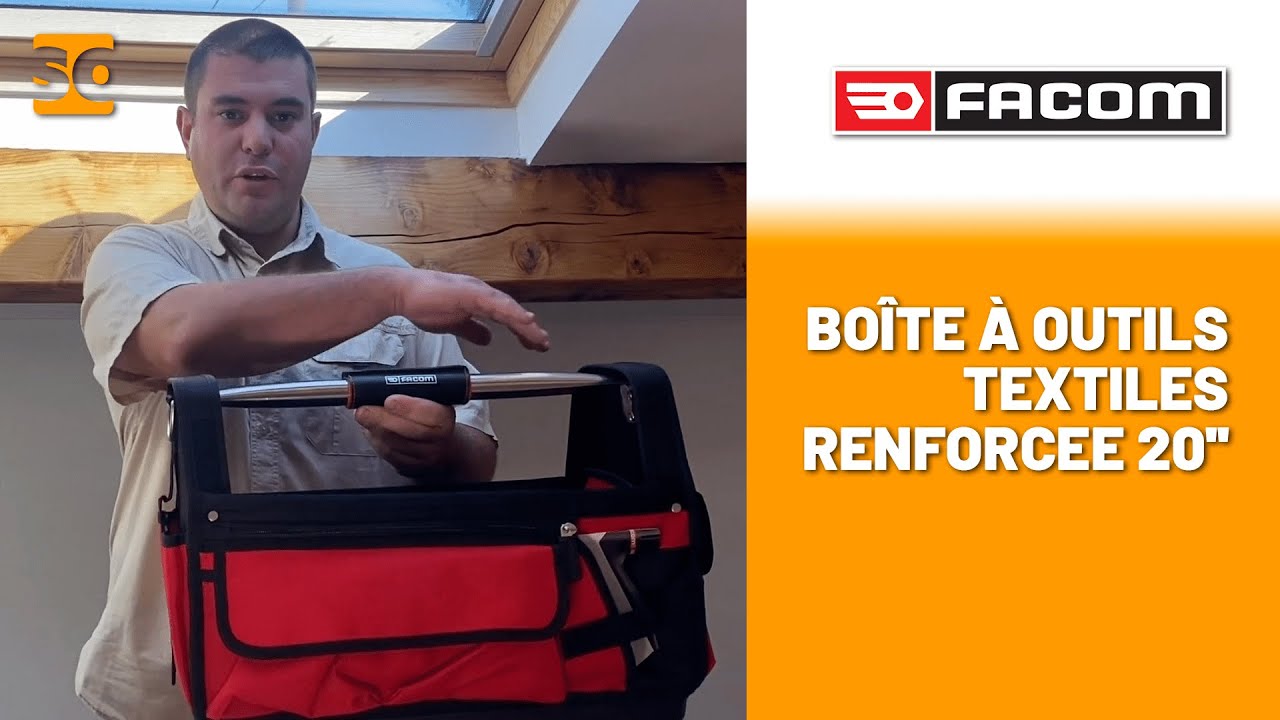 Praticité de la Boîte à outils textile renforcée 20'' - FACOM 