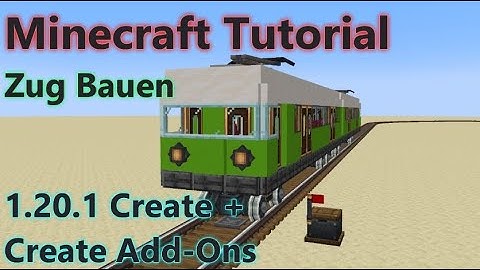 HOW to build a TRAIN | Minecraft Tutorial 1.20.1 Create + Create Add-Ons