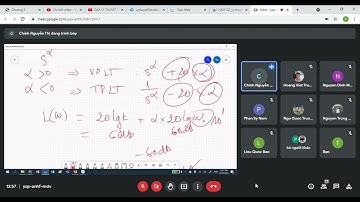 Tiến Nguyễn Thanh - Học phần Lý thuyết điều khiển 1 Buổi 8 - Đại Học Giao Thông Vận Tải TPHCM