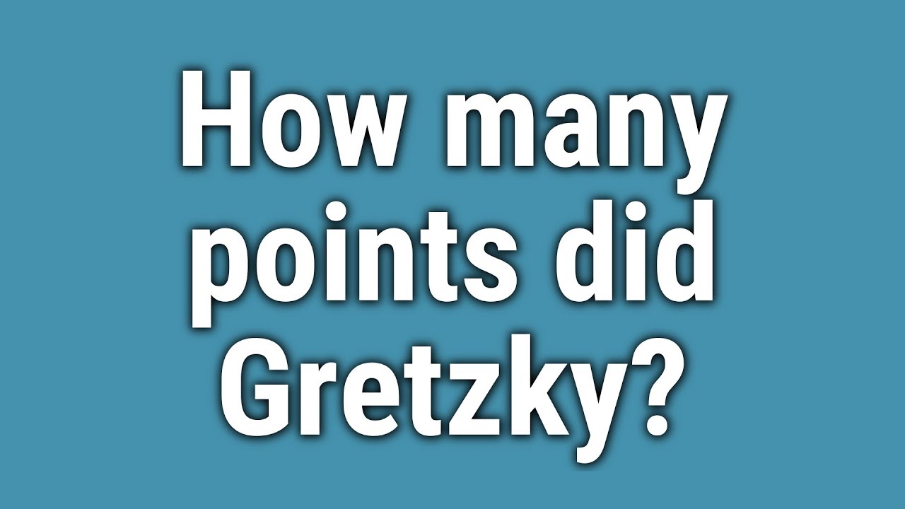 How many points did Gretzky? - Dailytube - 