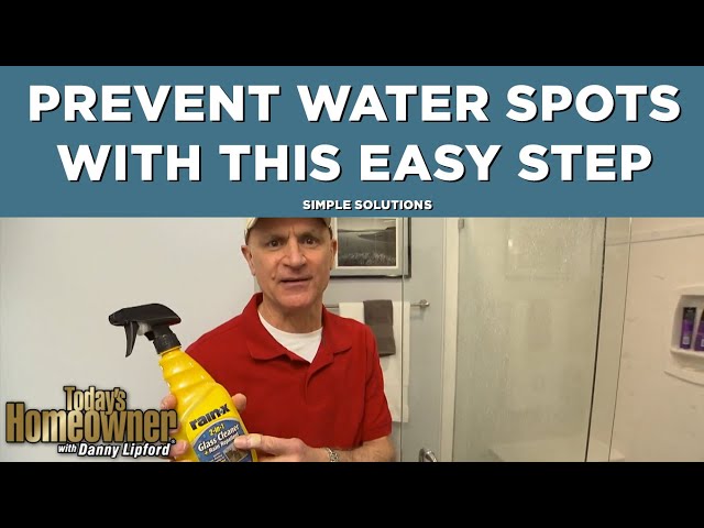 Keeping Shower Doors Clean With Rain-X 