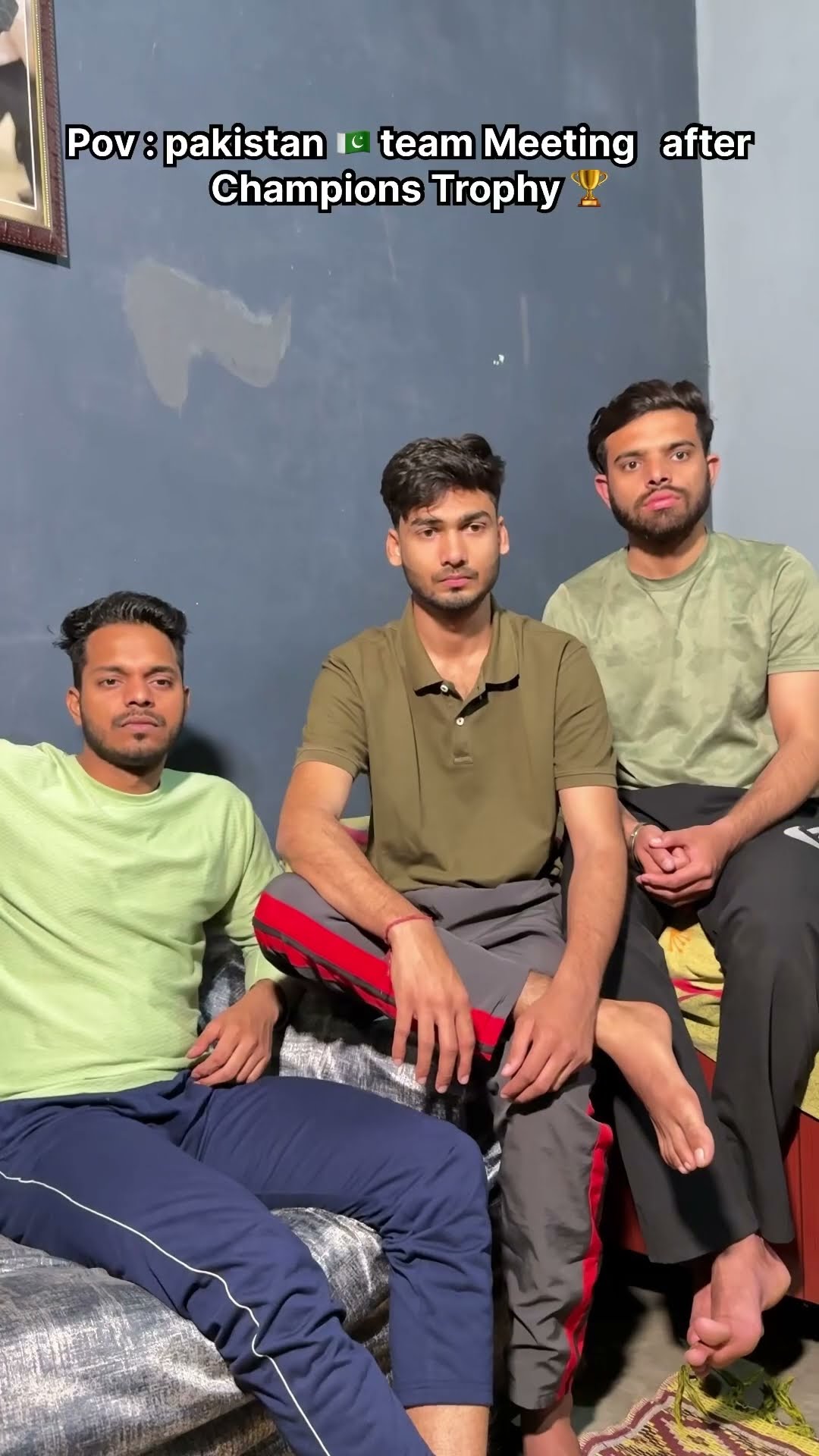Pakistan team meeting ?? after champions trophy ? | most viral comedy ? #shorts #ytshorts