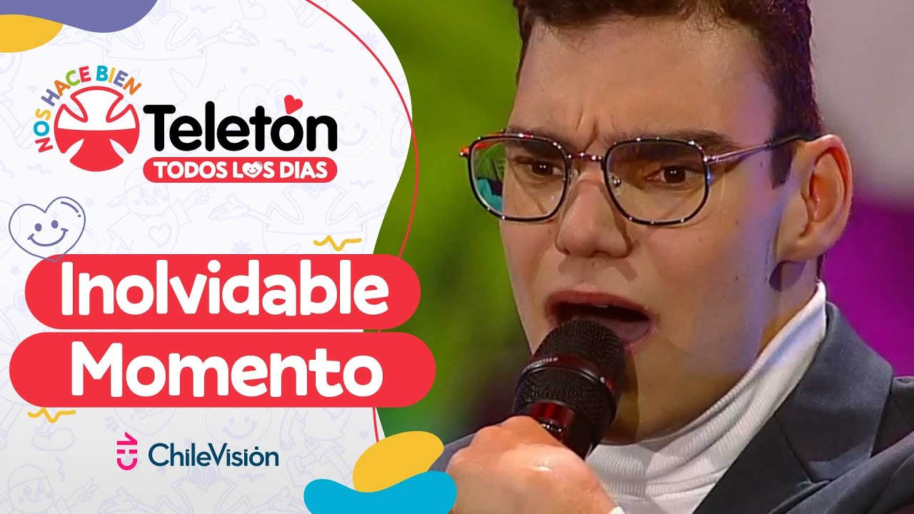 ¡INOLVIDABLE! Adrian Vega reaparece en Teletón con su nueva música a los 18 años | Teletón 2203