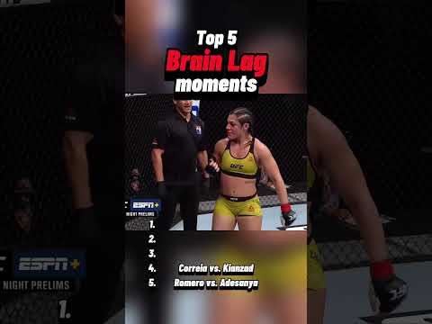 Top 5 Brain Lag Moments In UFC