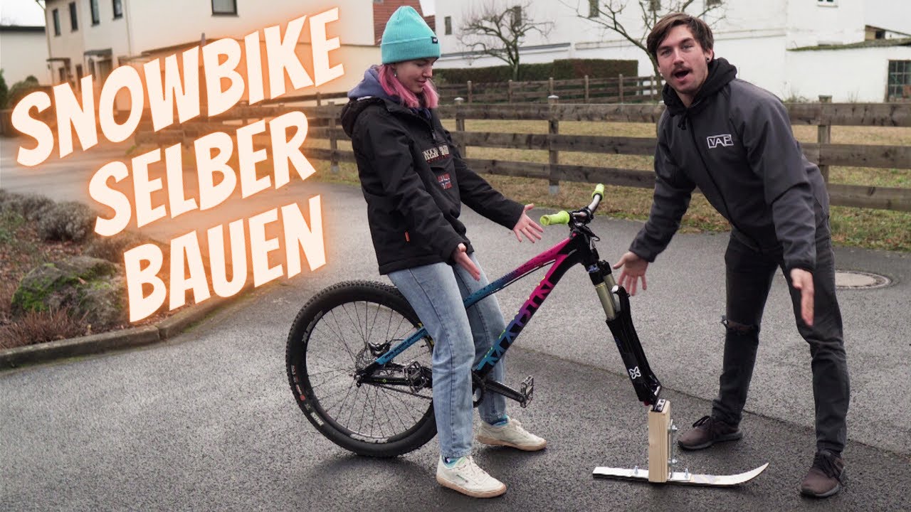 DIY SNOWBIKE selber bauen unter 50€ ! Jordan Hugo YouTube