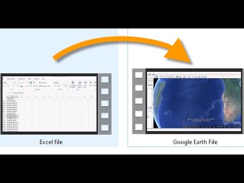 Видео: Как преобразовать Excel в KML?