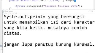 Belajar Dasar Pemrograman Java dengan JCreator