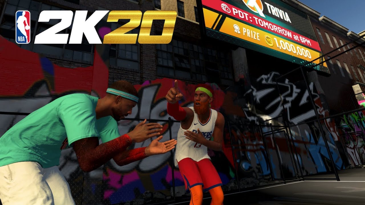 NBA 2K20 CAGES GAMEPLAY! parking
