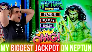 My BIGGEST JACKPOT On New Slot Machine NEPTUNE screenshot 4