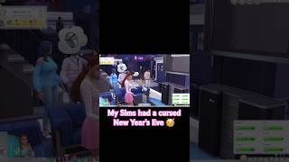 My Sims had a cursed New Year's Eve. 🙃 #shorts