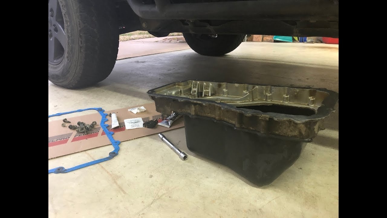 Lessons from Replacing Upper Oil Pan Gasket on 2011 Jeep Wrangler - YouTube