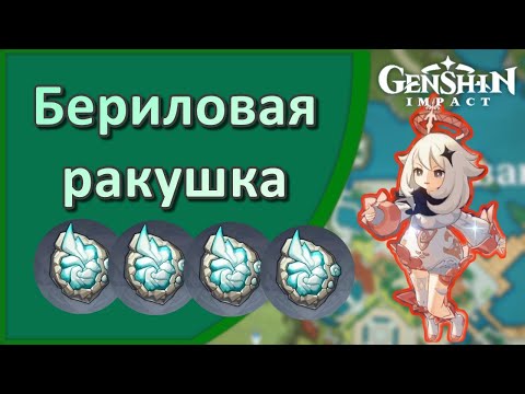 Бериловая ракушка ГДЕ ИСКАТЬ? | Genshin imapct