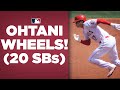 Shohei Ohtani with the BURNERS!! 20 Stolen Bases in 2021!!