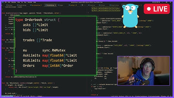 LIVE Golang Programming - Building a Crypto Exchange From Scratch