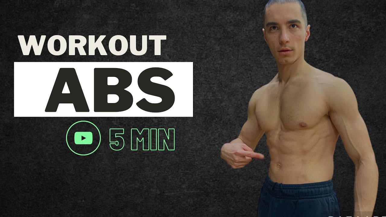 5 Min ABS WORKOUT at home | No equipment | abs workout at home for ...