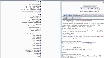 How test uploader with burp suite and Uploader scanner