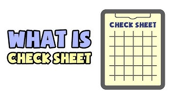 What is Check Sheet | Explained in 2 min