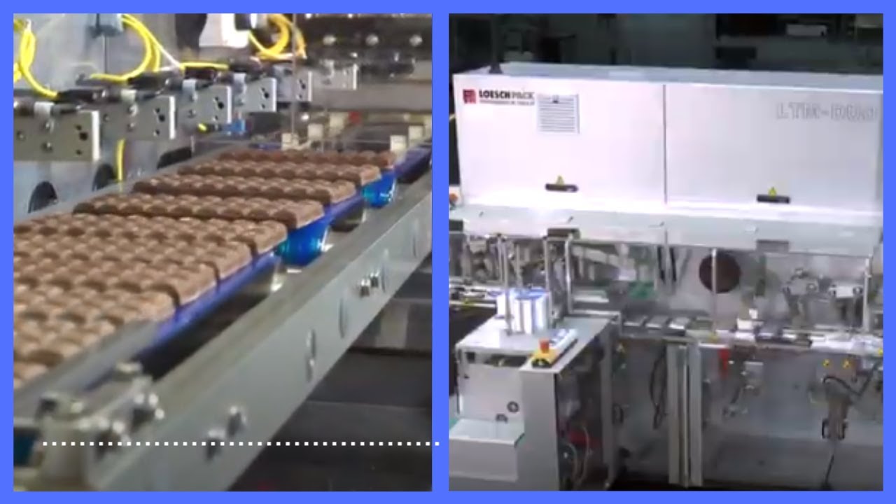 High speed packaging machines for chocolate bars & Candies - YouTube