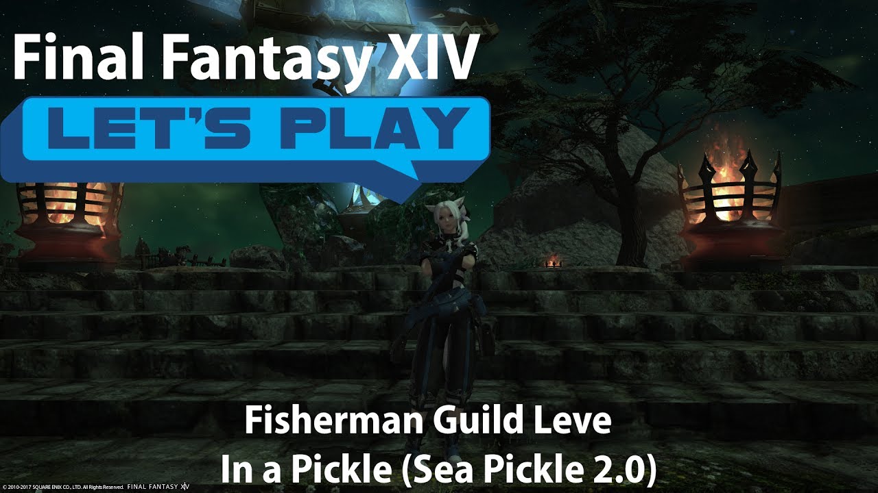 FFXIV Stormblood: In a Pickle Fisherman Leve (Sea Pickle) by TheDouggernaut