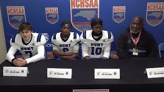 Press Conference: Hunt after falling to Crest in the 2025 5A state championship