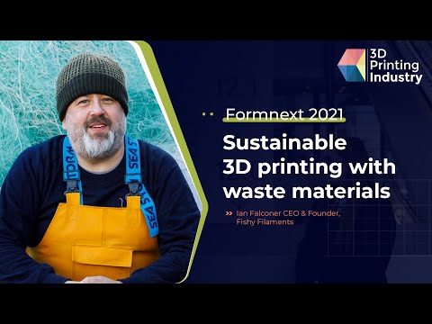 Sustainable 3D printing with waste materials