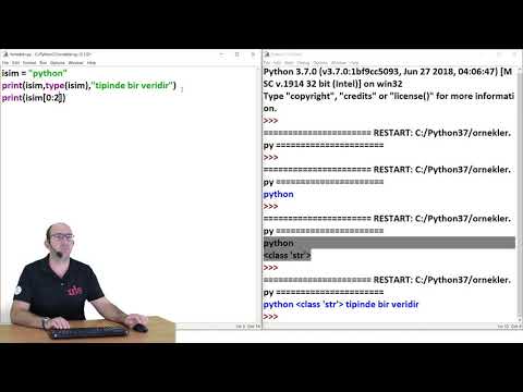 7- PYTHON // Karakter Dizileri