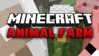 Minecraft Tutorial: Animal Farm / Passive mob spawner!