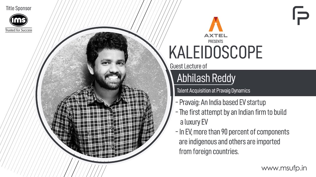 Guest Lecture of Abhilash Reddy - YouTube