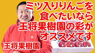 ミツ入りりんご「彩」の出荷について〜王将果樹園でミツ入りりんごを買うならこれです。