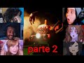 YOUTUBERS REAGINDO AO CHOO CHOO CHARLES NO GARTEN OF BANBAN 4 parte 2