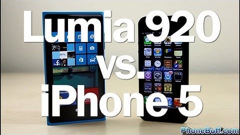 Nokia Lumia 920 vs. Apple iPhone 5 - In Depth Comparison