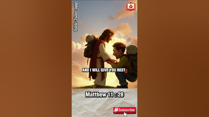 When You're Tired, Come to Jesus | Matthew 11:28