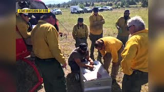 Moss Ranch fire still burning