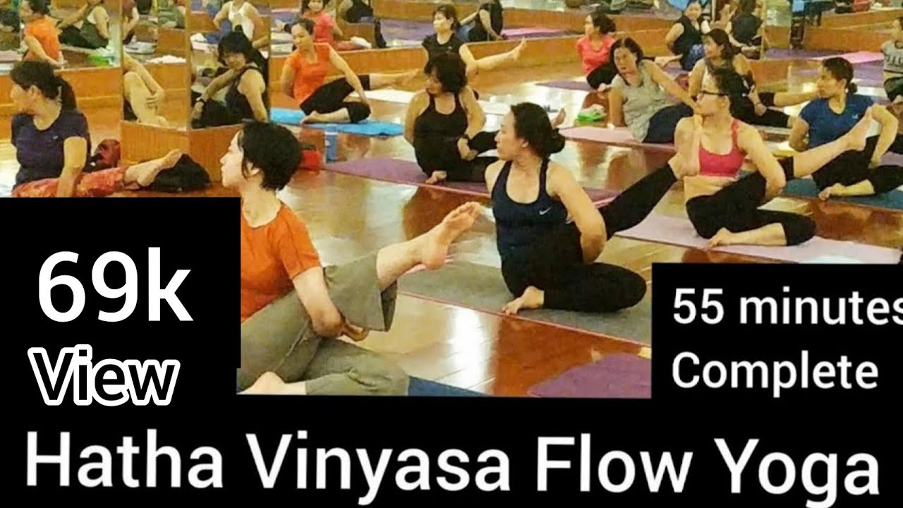55 Minutes Intermediate Hatha Vinyasa Flow Yoga Class || Power Vinyasa Flow Yoga with Master Souvik