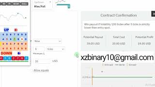 LastDigit Binary Deriv Rise Fall xZ Algorithm
